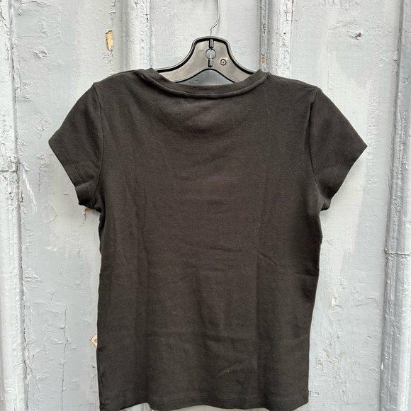 Club Monaco Ribbed Long Sleeved Tee, Large - Picture 3 of 8